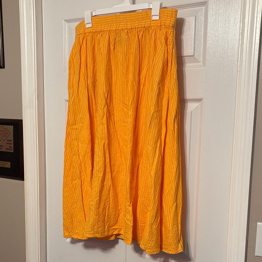 a new day Bright Orange A-Line Skirt